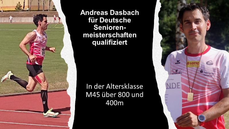 Andreas Dasbach für Deutsche Seniorenmeisterschaften qualifiziert