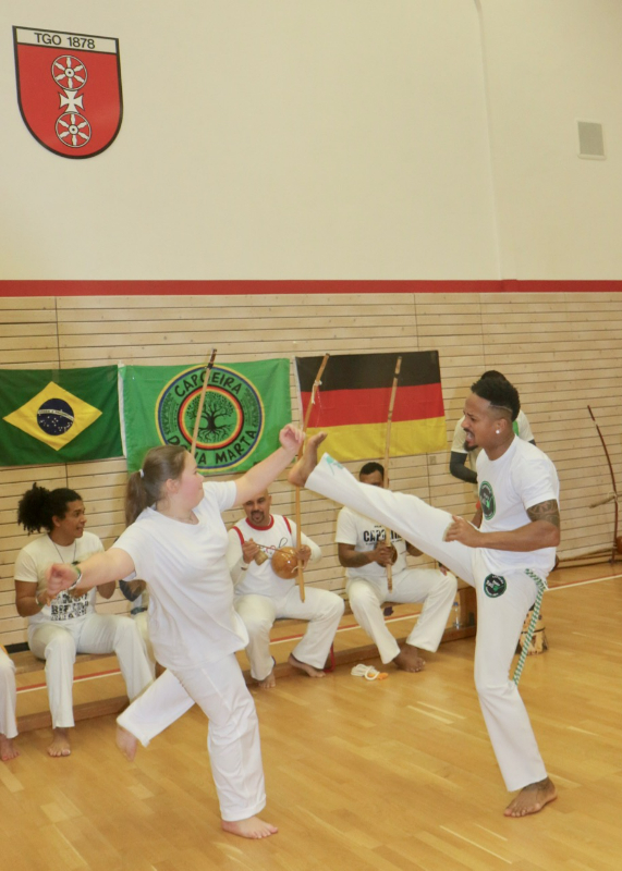 Bunter Batizado-Event der TGO-Capoeira-Gruppe 